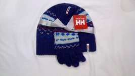 NWT  Womens Helly Hansen New Set Hat and Gloves Nordic Purple STD Size - £39.96 GBP