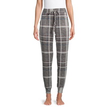 Women&#39;s Hacci Knit Pajama Jogger Pants, Size S (4-6) Color Charcoal Grey - £14.23 GBP