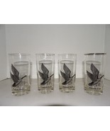 4 Vintage Federal Glass Drinking Glasses-CANADA GOOSE 10 Ounce - $15.95