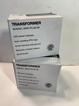 QTY-2 0E-PPS1640 Plug In Class 2 Transformer 120V To 16.5 Volts AC 40VA - $726.95 MXN