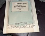 Vintage Sheet Music La Golondrina The Swallow Edition Supreme Serradell,... - $5.69
