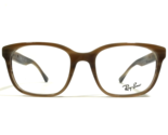 Ray-Ban Eyeglasses Frames RB5340 5542 Brown Horn Square Full Rim 51-18-140 - £75.02 GBP