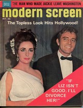 Modern Screen  10/1964 -Dell-Liz Taylor-Debbie Reynolds-Frank Sinatra-VG/FN - £35.15 GBP