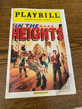 In the Heights PLAYBILL (Andrea Burns, Robin de Jesus) - $55.74
