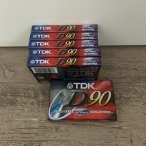 TDK D90 Blank Audio Cassette Tapes High Output ICEI/Type I - NEW Sealed ... - $188.96 MXN