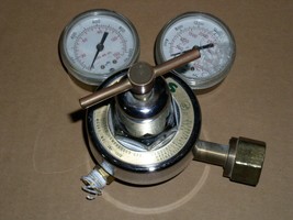 Harris Compressed Gas Air Regulator Dental Lab Vintage Model No 25-100C Used - £47.36 GBP