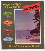 New Hampshire Year Round Vacation Paradise Brochure 1950&#39;s - $17.82