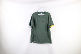 Vtg Nike Livestrong Mens Medium Spell Out Lance Armstrong Cycling T-Shirt Green - £30.97 GBP
