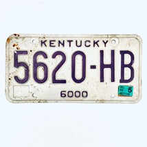 2003 United States Kentucky 6000 lbs Truck License Plate 5620-HB - €10,30 EUR