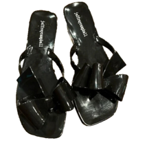 Jeffrey Campbell Sugary Black Flip Flop Jellies Sz 8 - €20,63 EUR