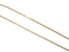 Unisex Chain 10kt Yellow and White Gold 434728 - £2,052.75 GBP