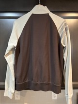 Billabong Men&#39;s Full Zip Brown Track Jacket Sweatshirt Size Large - $19.26