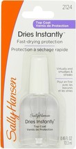 BUY 2 GET 1 FREE (Add 3) Sally Hansen Dries Instantly Top Coat 2124, 0.4... - $6.11
