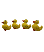 x4 Vintage Wooden Yellow Duck Duckie MCM Playroom Drawer Knobs Lot E AS IS - £11.65 GBP