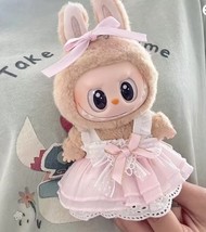 Labubu Pink Dress Lace with Pink Bow - 2 pcs, NO DOLL - $19.95