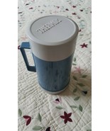 Thermos 10 Oz Vintage Food Jar Container Turquoise / Blue - $15.02