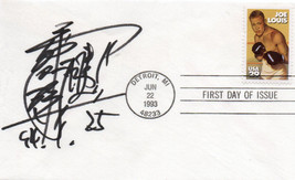 Akinobu Hiranaka Autograph Japan Boxer On Joe Louis Stamp First Day Cover - £11.82 GBP