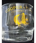 Cooper Thief Cellar Masters 4 Rock Gold Trim Highball WHISKEY Liquor Gla... - $34.00