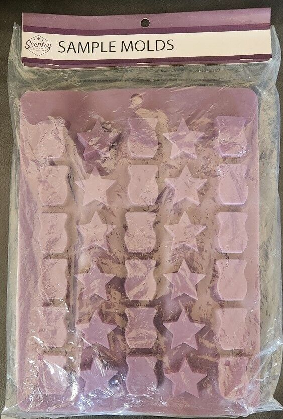 Scentsy sample wax mold Star and jar purple -NEW - $19.22