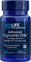 4 BOTTLES SALE Life Extension Advanced Curcumin Elite Turmeric Ginger 30 gel - £49.56 GBP