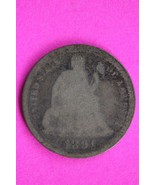 1891 P Seated Liberty Dime Exact Silver Coin Shown Low Grade Filler 66 - $20.56 CAD