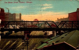 Vintage Postcard - Van Buren Street Viaduct, Chicago, Il BK52 - £2.71 GBP