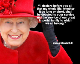 Her Majesty Queen Elizabeth Ii Quote I Declare Before You Photo Various Sizes - £3.90 GBP+