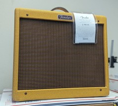Fender Blues Junior 15-watt Tube Combo Amp Lacquered Tweed Jensen Italy ... - £411.00 GBP