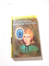 The spider sapphire mystery Nancy Drew Carolyn Keene book hardcover 45 - $4.86