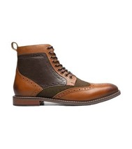 Stacy Adams Finnegan Wingtip Lace-Up Boot Olive Multi 25427-302 image 2