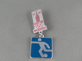 Moscow 1980 Olympic Pin - Soccer Event - Medallion Pin - £11.99 GBP