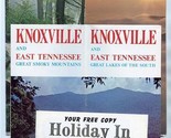 7 Knoxville Tennessee &amp; Great Smoky Mountains Brochures 1970&#39;s - £21.90 GBP