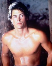 Rob Lowe Barechested Mid 1980&#39;s 8x10 inch Photo - $10.99