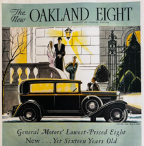 1930 Oakland Eight Auto Advertisement Automobilia General Motors Antique... - $29.99