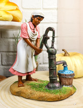 Ebros Vintage Black Americana History African American Girl Pumping Wate... - €24,72 EUR
