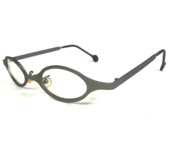 Vintage La Eyeworks Brille Rahmen RUBY 496 Grau Rund Voll Felge 40-24-130 - £47.70 GBP
