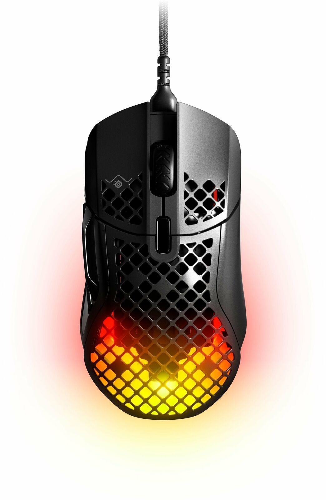 SteelSeries - Aerox 5 Ultra Lightweight Honeycomb Water Resistant Wired RGB O...