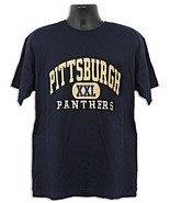 University of Pittsburgh Panthers Navy Blue Arch Shirt Large - £9.63 GBP