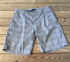 the north face men’s check knee length shorts size 34 beige K1 - $16.73