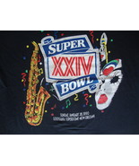 Vintage NFL San Francisco 49ers New Orlenas Jazz Super Bowl XXIV T shirt... - £19.42 GBP