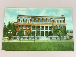 Vintage postcard Elk Club Building in Billings, Mont - £3.19 GBP