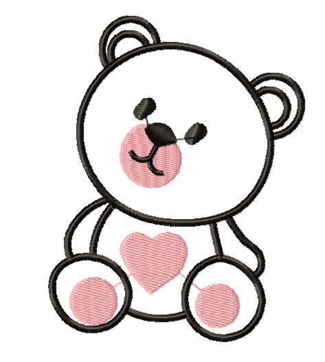 Bear Machine Embroidery Designs, instantly download - $1.55