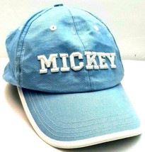 Mickey Embroidery Walt Disney World Blue Baseball Strapback Cap Hat Adul... - £11.62 GBP