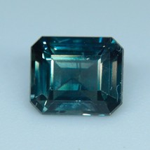 Natural Green Sapphire | Emerald Cut | 5.67x4.80 mm | 0.80 Loose Corundum | NATU - £395.60 GBP
