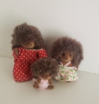 Calico Critters Sylvanian Families Hedgehog Family 3 Mother Daughter Girl Twin - £11.13 GBP