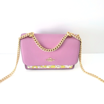 Coach CBM62 Mini Klare Crossbody Blocked Floral Handbag Lilac Multi - $138.50