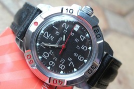 Vostok Komandirsky Military Wrist Watch # 431783 NEW - £55.07 GBP+