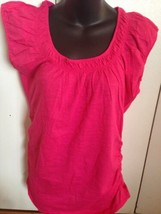 Oh Baby By Motherhood Womens Maternity Pregnancy Pink Top Sz M NWT Kohl&#39;s - £11.82 GBP