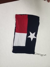 Texas Flag Velvet Drawstring Bag 10&quot; x 7&quot; - £7.25 GBP