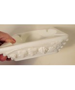Westmoreland Ash Tray White Milk Glass Grape Pattern - $15.00